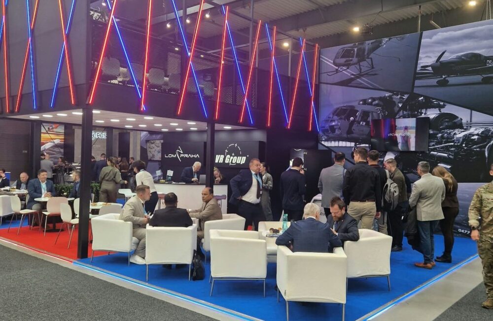 Státní podnik LOM PRAHA a jeho dceřiná společnost VR Group na veletrhu Future Forces Forum. Zdroj fotky: VR Group